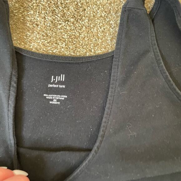J. Jill tank top black the perfect tank SZ 3X plus size basic staple piece - Picture 5 of 7